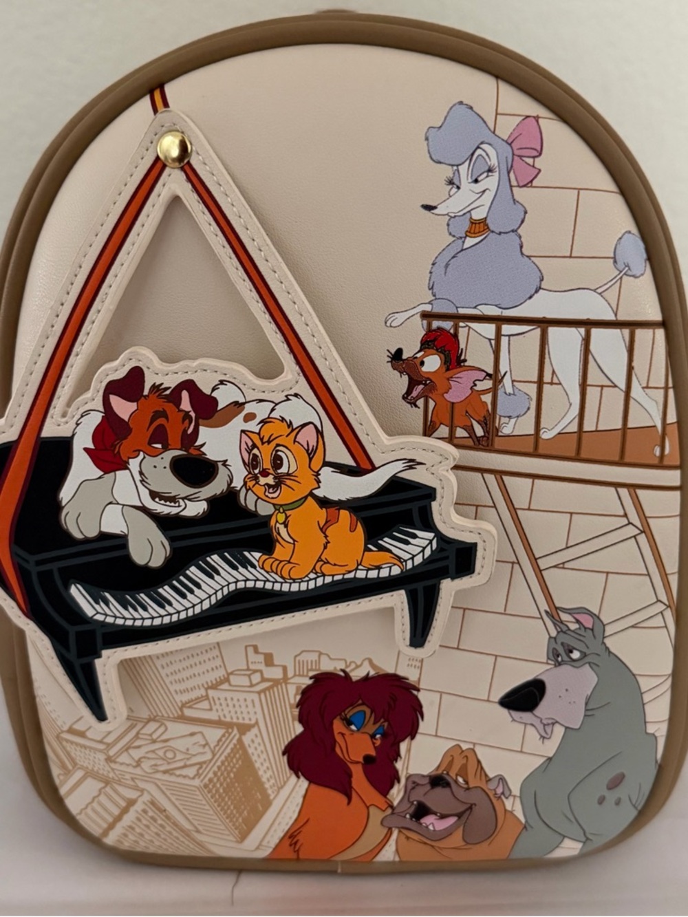 Disney Loungefly Oliver and Company Mini Backpack Exclusive NWT